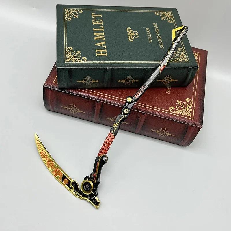 30cm Apex Legends Game Replica Death Grip Scythe Metal WeaponsModel Revenant Heirloom Collectible Desktop Ornaments Toy Boy Gift