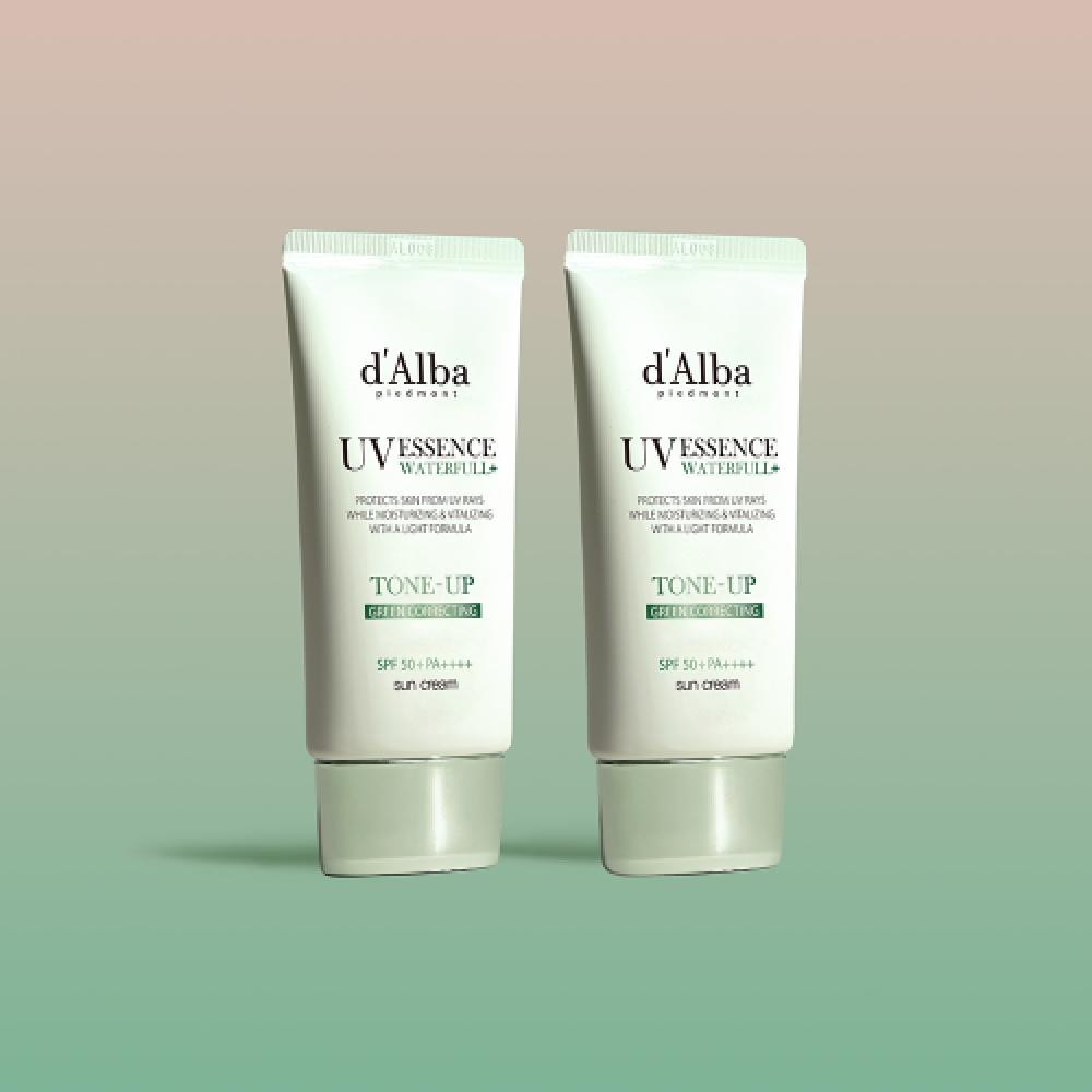 D Alba DAlba Clean Tea Tree Liposome Tone Up Sun Cream  Green  50ml+50ml NONE