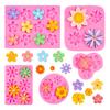 Mini Rose Camellia  Flower Silicone Sugarcraft Mold Cookie Cupcake Chocolate Baking Mold Fondant Cake Decorating Tools