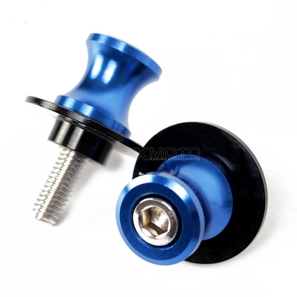 2 X 10mm Motorcycle Swingarm Sliders Spools Safety Anti-crash Protector