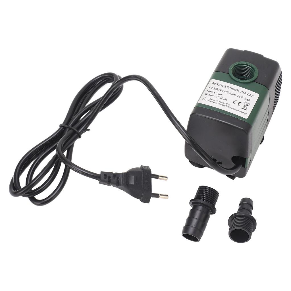 Ponorné čerpadlo pro fontánu akvárium cirkulaci vody filtraci 25W mikro 1500Lh IP68