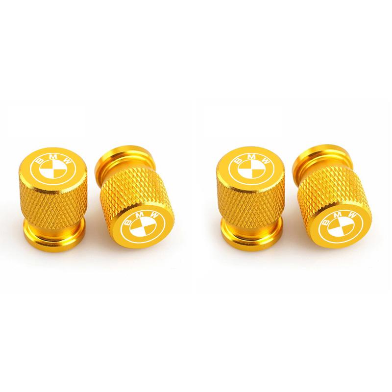 4Pcs Aluminum Car Wheel Valve Caps Tire Stem Dustproof Cover for BMW M Sports E36 E39 E46 E60 E90 E90 F10 F30 G20 G21 G30 F15 X5 DF7