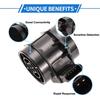 Mass Air Flow Sensor Assembly Compatible for Hyundai Sonata 2006-2008 L4 2.4L,Durable Plastic Metal Black