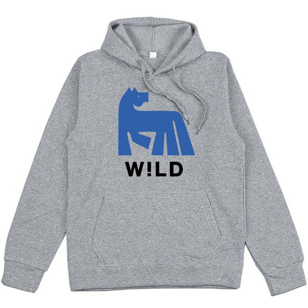 W!LD Album Grafik Kapuzenpullover Russ Sänger Lustiger Cartoon Print Sweatshirts Fleece Locker Unisex Streetwear Herren Damen Kleidung Grunge