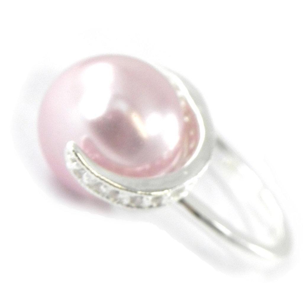 Серебряное кольцо с лавандой 'Pearl Beauty'