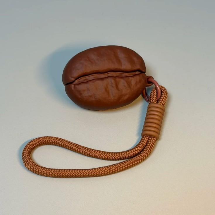 Creative three-dimensional coffee bean AirPods pro1 apple bluetooth headset case 1st generation cartoon protective cover for tide