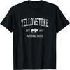 Yellowstone T-Shirt Vintage Nationalpark Sport Design T-Shirt