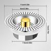 Anti-Odor Drain Filter Basket Bounce Core Sink Strainer Plug New Sink Strainer  Kitchen Use