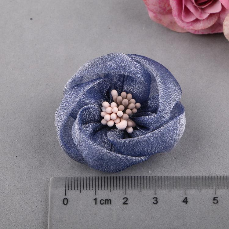 Frühlings-Haar- und Schuhblumen-Accessoires – handgefertigte Blumen aus Wolkengarn für Haarnadeln und Kleidungsdekor für Mädchen