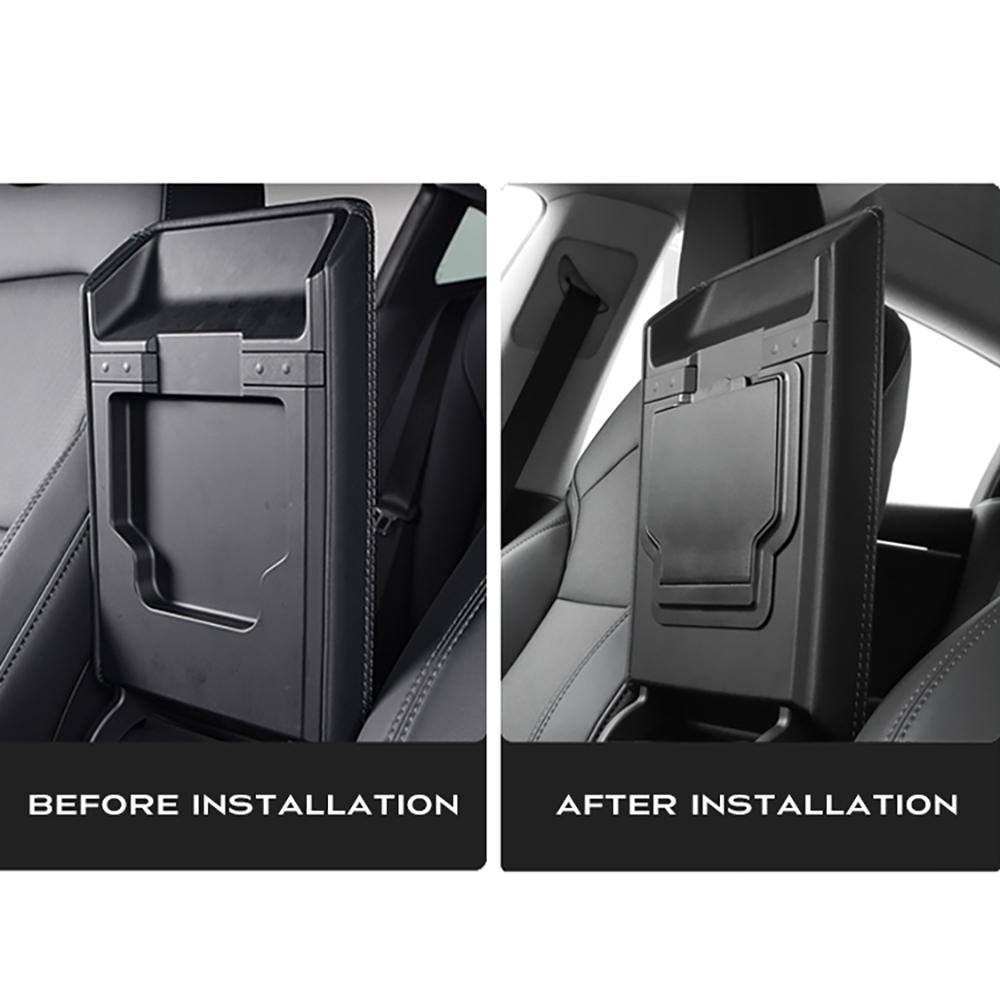 TESY For Tesla Model YL Y Juniper Launch Model 3 Highland Armrest Hidden Magnetic Storage Box Car Interior Organizers Case