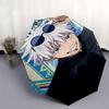 1pc Jujutsu Kaisen Satoru Gojo Inspired Umbrella Auto Open Close Folding Design, 8-Bone Iron Frame Outdoor Umbrella, Festival Gift for Fans, Travelers