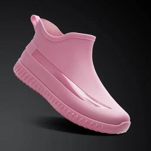 

Женские резиновые сапоги модные, легкие, на толстой подошве, износостойкие, водонепроницаемые и нескользящие при ношении на улице. 38