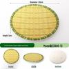 Nordic Faux Bamboo Melamine Round Plate