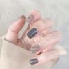 24Pcs Red Sweetheart White Checkerboard Press On Nails Removable Fake Nail Tips Art Acrylic Manicure