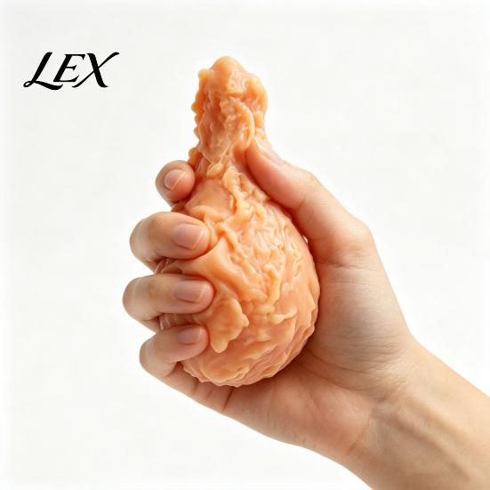 Office Desk Fidget Toy Fried Chicken Leg Squeeze Toy, Stress Relief Drumstick Sensory Fake Reducing Hand Food for Basket Stuffers, Party Favors