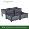 Extra-Large Plastic Balcony & Rooftop Planting Box for Vegetables & Flowers