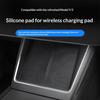 For Tesla Model 3 Highland Model Y Juniper Silicone Wireless Phone Charging Pad Central Control Charger Protector Pad Car Parts