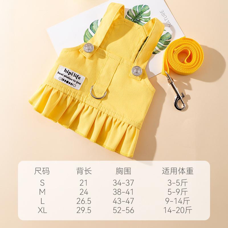 Pet Dress Cat Suspender Skirt Dog Clothes Summer Teddy Than Bear Universal Small Puppy Spring Summer Thin