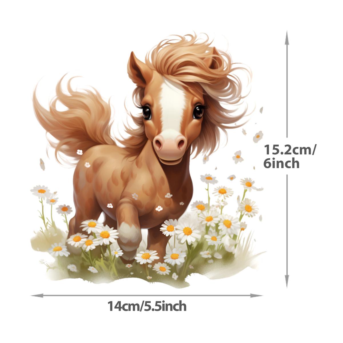 

6-дюймовые нашивки с животными на одежде, наклейки для термопереноса, аксессуары для одежды, новые нашивки DTF своими руками