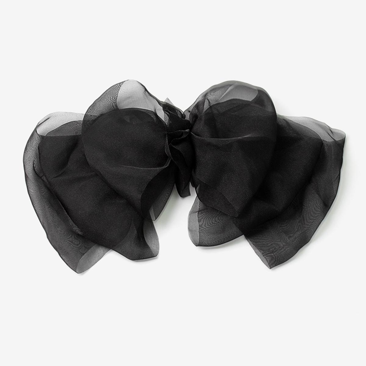 Бант Заколка для волос Милая атласная ткань Зажим для волос Шифон Хвост Большая многослойная заколка Аксессуары для волос