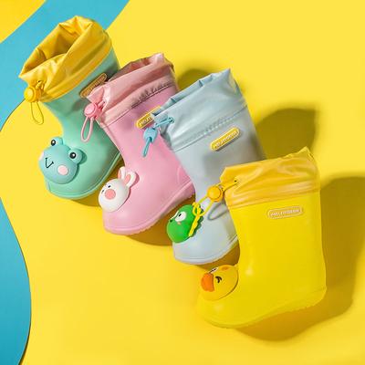 Toddler Infant Kids Baby Boys Girls EVA Rain Boots Waterproof Non-Slip Shoes