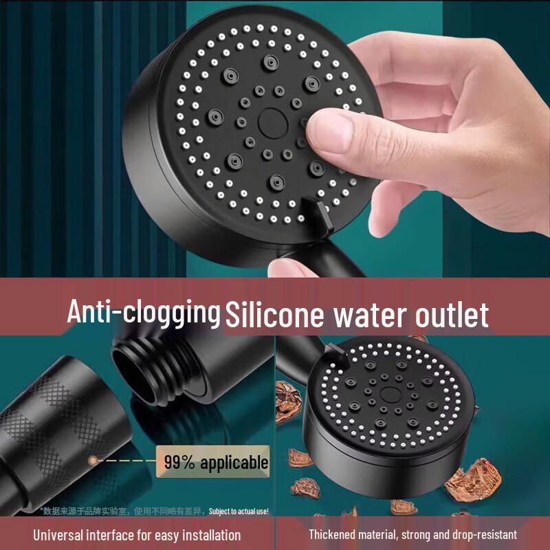 iLeddog High-Pressure Handheld Shower Head Set