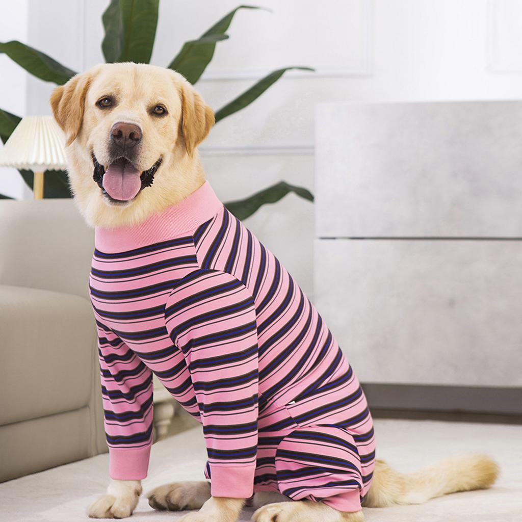 Warm Long Sleeve Pet Outfit Pet Surgical Bodysuit Pet Softable Polyester Coat for Small to Media Breeds