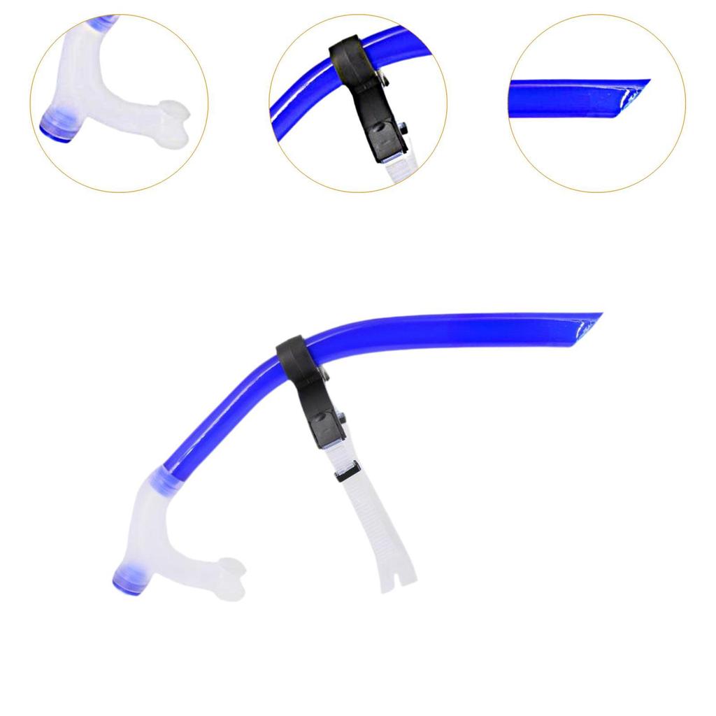 Snorkel Tube for Diving with Dry Top And Silicone Mouthpiece for Underwater