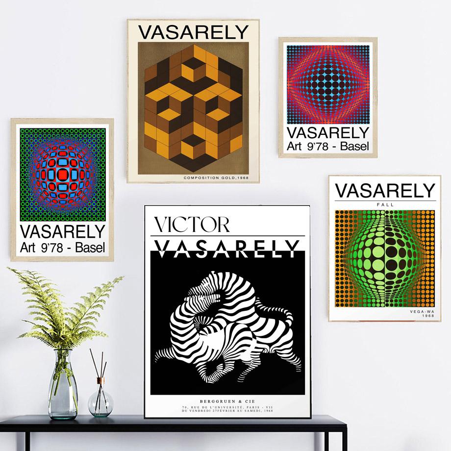 Psychedelic Zebra Punkte Formen Abstrakte Trippy Wand Kunst Leinwand Malerei Nordic Poster Und Drucke Wand Bilder Wohnzimmer Dekor