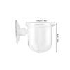 Small   Glass Plant Feeding Cup Fish Red Worm Feeder Cups for Aquarium(S)