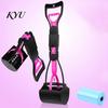 Foldable Waste Scooper for Dogs Dog Pooper Scooper, Portable Pet Cleanup Tool with 20 Bags, Backyard Remover Carry Case, Yard, Lawn, Outdoor