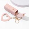 Portable Glitter Bags Lipstick 1pc Wallet Keychain Mini Storage Bag For Women Gift Solid Color Lipsticks Protective Cover
