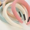 Korean Style Wide Brim Headband: Summer Solid Color Hair Accessory for Women