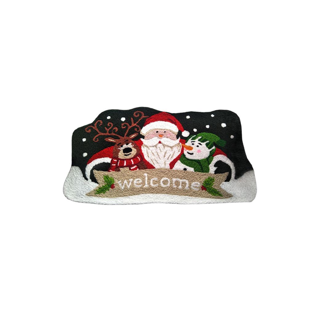 Christmas Bathroom Floor Mat Bathroom Carpet Non- Floor Mat Suitable For Bathroom Bathtub Kitchen Absorbent Cute Carpet