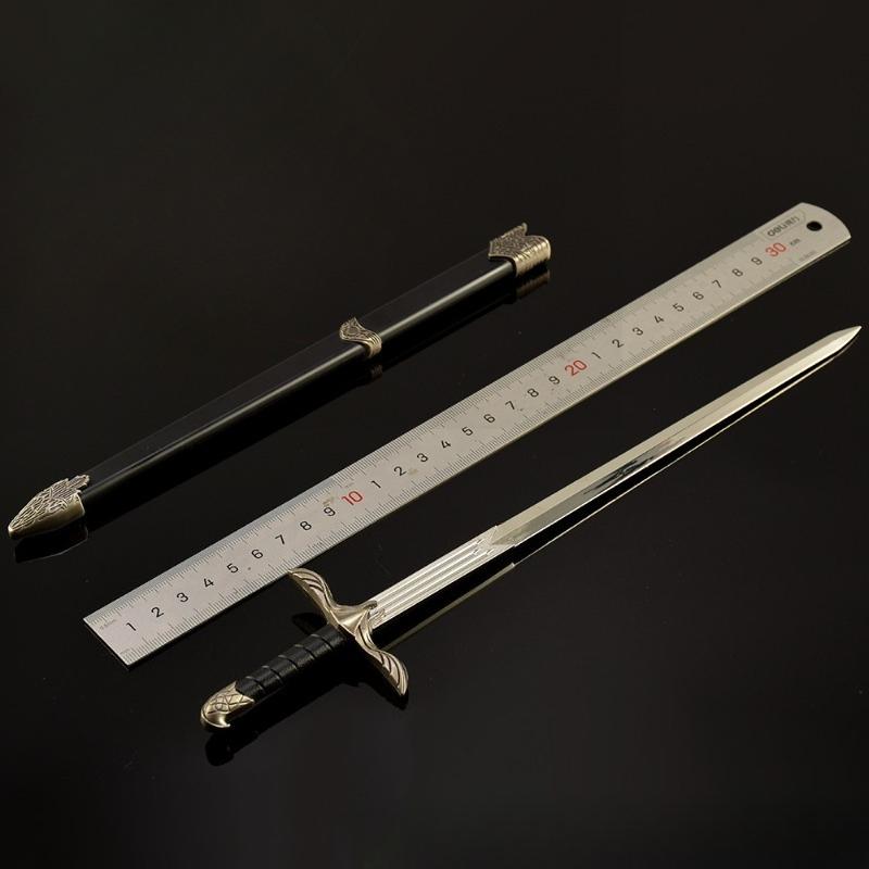 Assassin’s Creed 30cm/11.8in Metal Swords Model Props Samurai Weapon Katana Cosplay Game Peripherals Boyfriend Gift Outdoor Toys