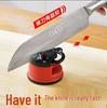 Tungsten Steel Suction Cup Knife Sharpener for Kitchen