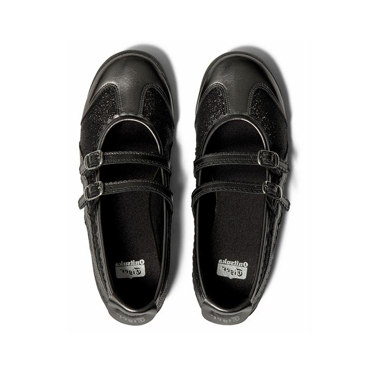 Onitsuka Tiger MEXICO 66 TGRS Slip Resistant, Abrasion Resistant, Lightweight Low top Casual Shoes Women's Black Gray Sneakers 1182A677-001