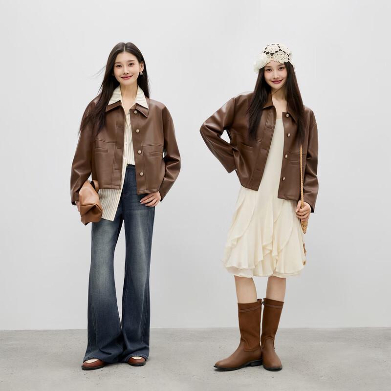 Women's Modern Vintage PU Leather Jacket