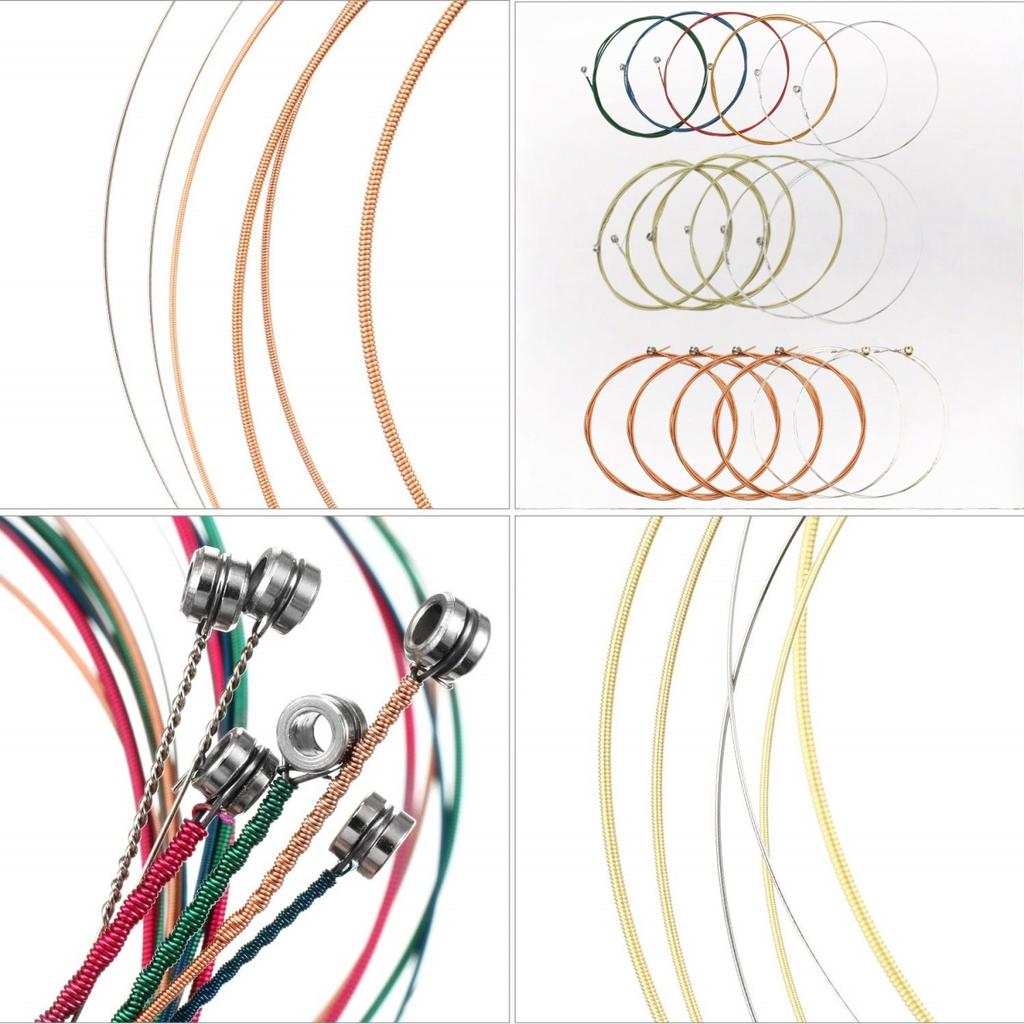 Miwayer 3 Sets/6 String Guitar Classical Acoustic Strings 1-6 /for Classic Acoustic Folk Guitar Parts Accessories(18pcs)