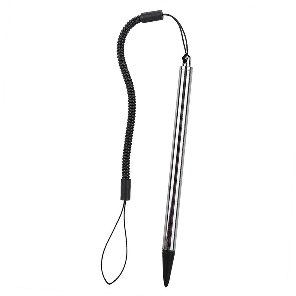 Bildschirm Touch Malerei Stift Resistiven Stylus mit Frühling Seil Für POS PDA Navigator (Silber)