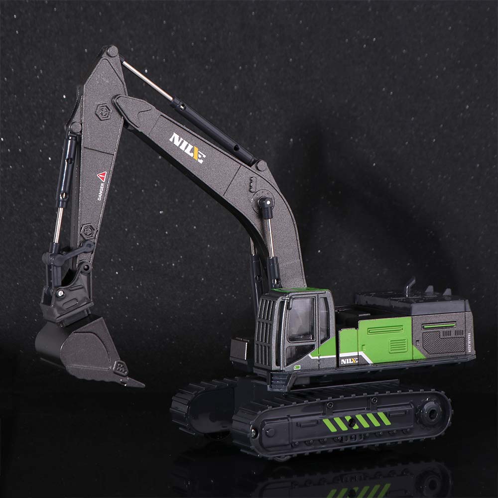 Zinc Zinc Alloy Diecast Crane Truck Toys Bulldozer Forklift Vehicle Excavator  Xmas Gifts