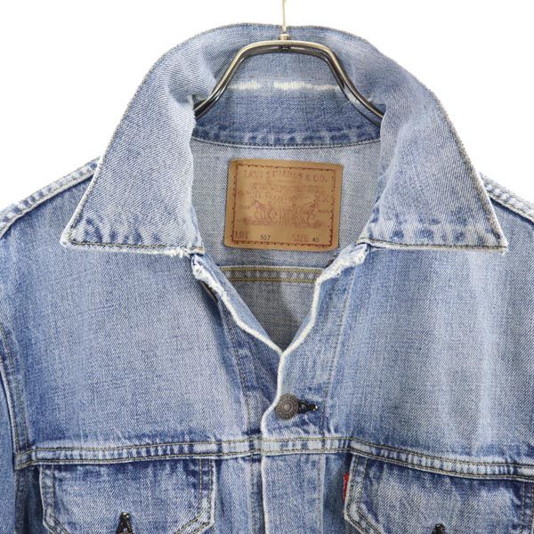 Levi's 90s Made In Japan Big E 557 Denim Jacket 40 Jeans Men's Used