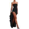 Women's fashionable off-the-shoulder strapless dress