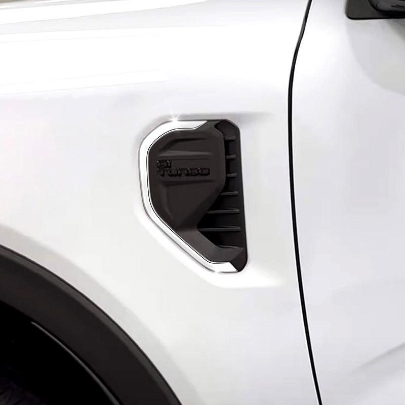 23 Ford Ranger Exterior Accessory Kit: Fog Lights, Taillights, Trunk Trim, Side Vents, Fuel Tank Cap
