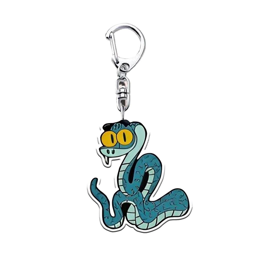 Set Of 1 Anime Acrylic Keychain Double Side Pendant Keyring