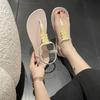 Fashion Ipomoea Women Sandals 2025 Summer Flat Shoes Female Bohemian Flip Flops Ladies Vacation Beach Sandales Girls Street Footwear