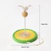 Interactive Hemp Rope Spring Ball Cat Toys Tumbler Sword Hemp Cat Scratch Board Self-Play Kitten Stick Relieve Boredom Toys