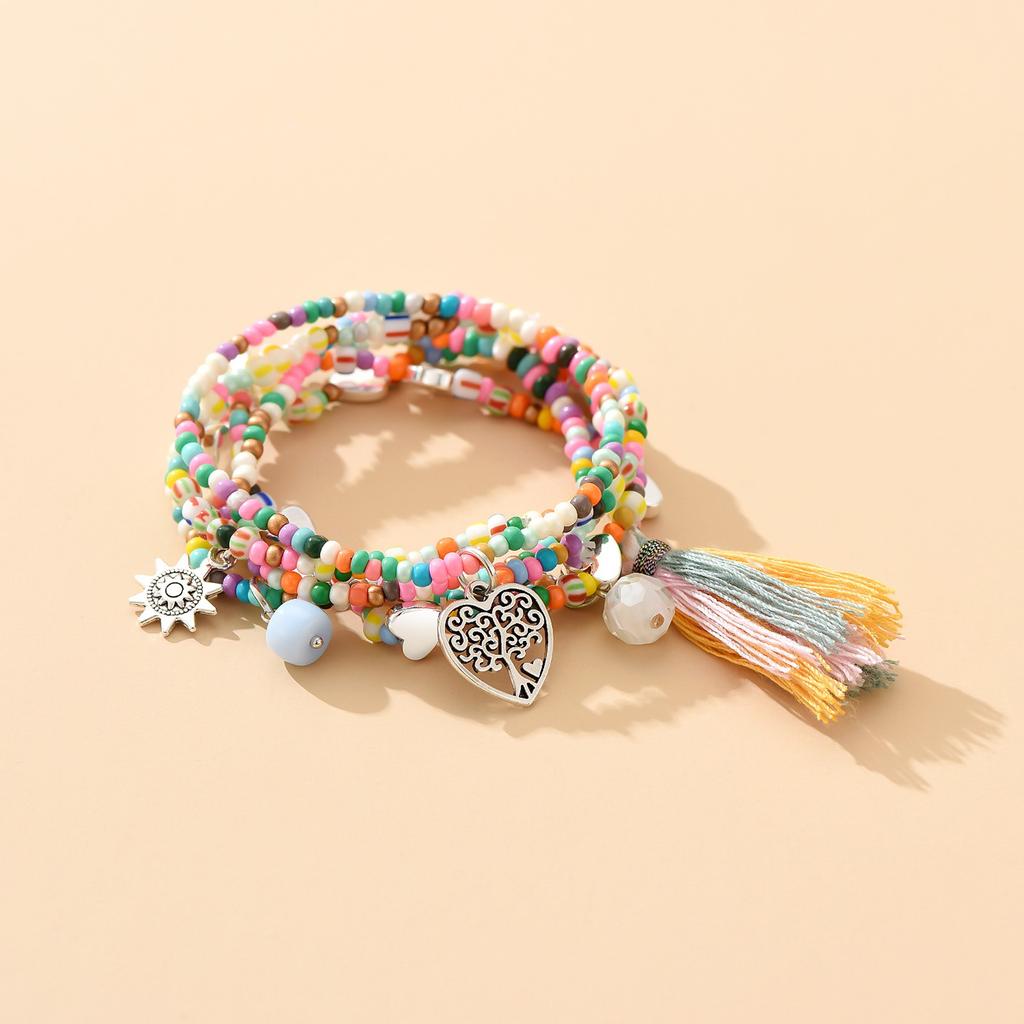 Boho Beach Bracelet Set Beaded Bracelet Bracelet Cuff Bracelet Jewelry Set For Girls