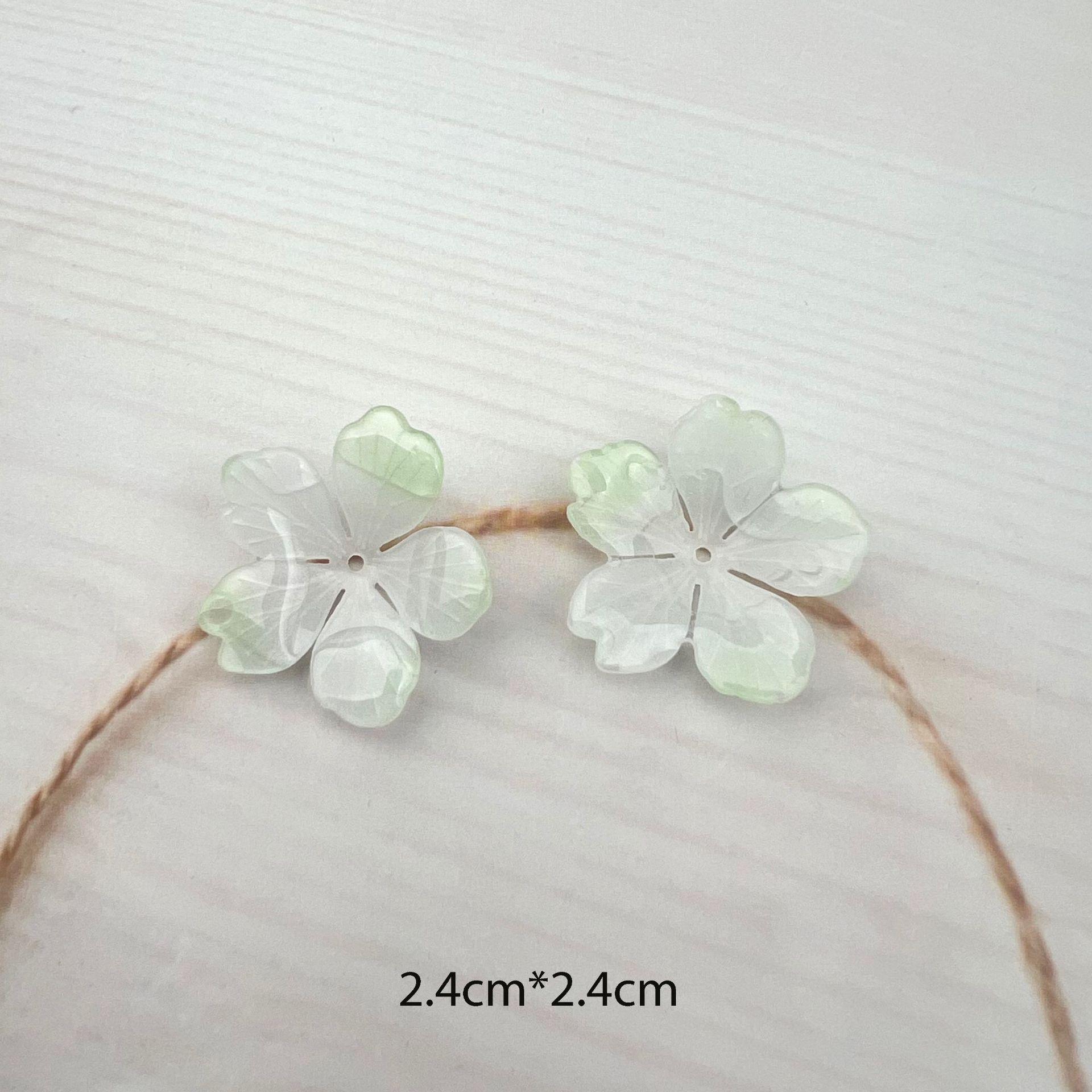 

Винтажная термоусадочная заколка для волос с цветком, аксессуар для бижутерии своими руками, ручная работа, подвеска-зажим для волос