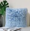 18" Soft Fur Double Faced Plush Throw Pillow Cases Home Decor Sofa Cushion Cover